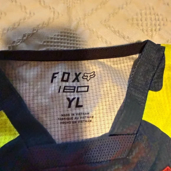 Fox Black and Yellow Racing Gear